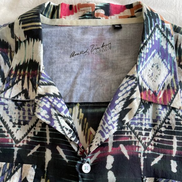 Arnold Zimberg Shirt - Multi-Colour Patterned - X-Large - Loose Fit - Picture 2 of 5